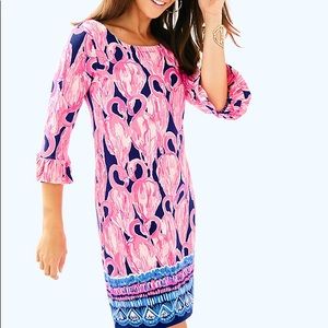 UPF Lilly Pulitzer Flamingo Dress